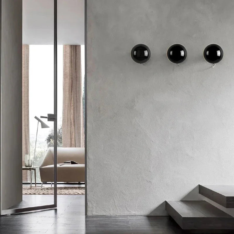 VortexGlow – Sculptural Metal Orb Lamp