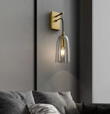 NovaGlow – Refined Gold Wall Lamp for Sophisticated Interiors