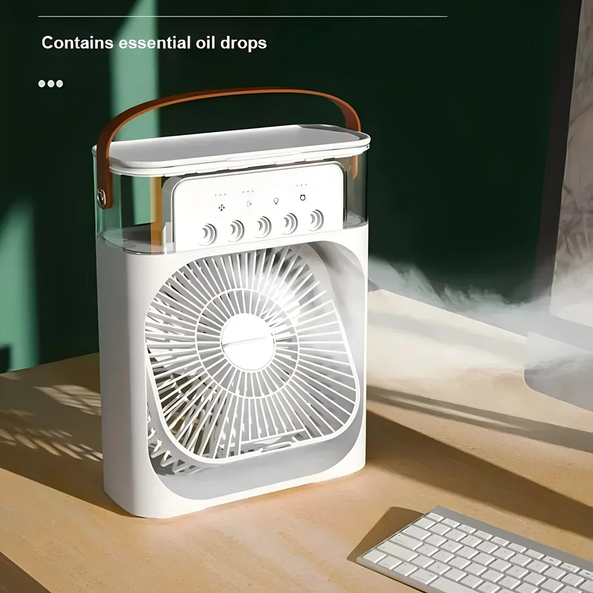 Luxyecs | AirCooler Pro 3-in-1 Fan, Air Conditioner & Humidifier with 7-Color LED Light