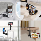 Comfortable Phone Holder for Hands-Free Viewing - Portable Phone Stand Compatible with All Phone Sizes