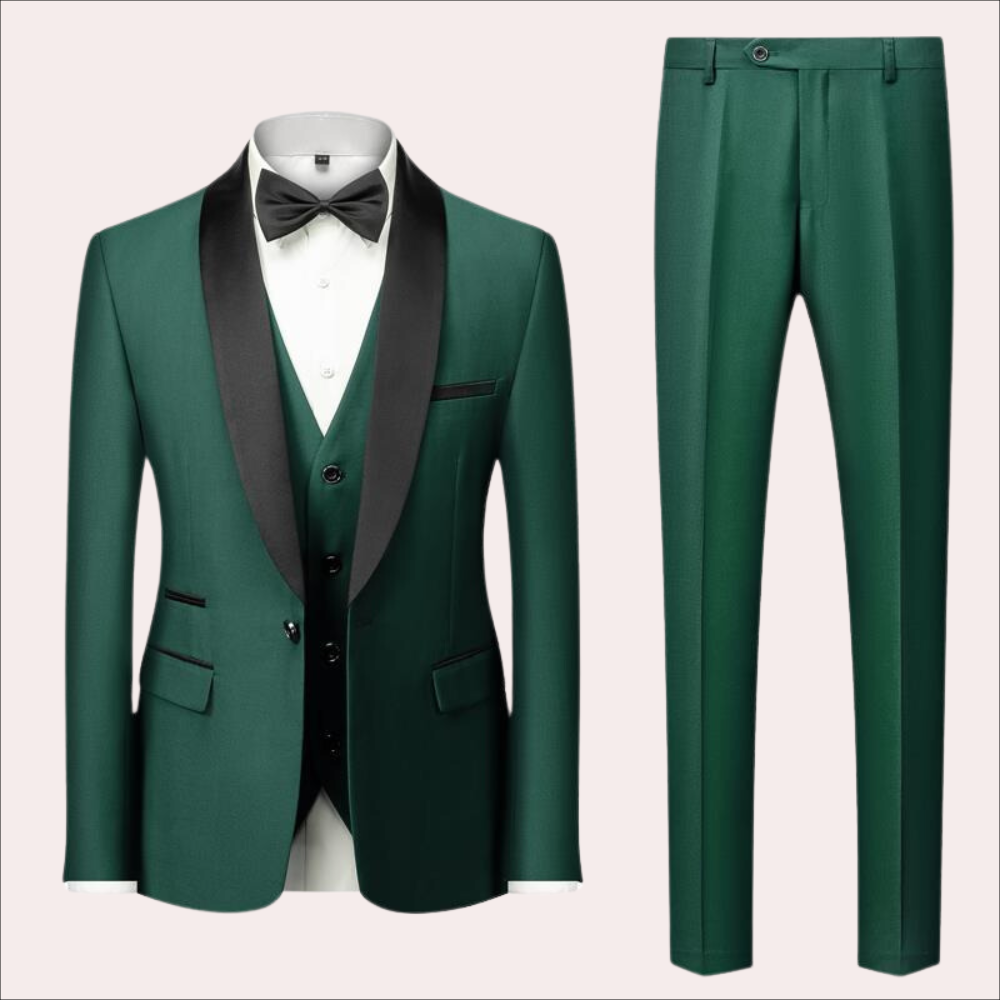 Stylish Slim Fit Wedding Suit 2-Piece Set for Men