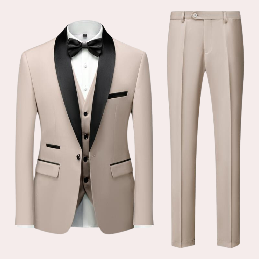 Stylish Slim Fit Wedding Suit 2-Piece Set for Men