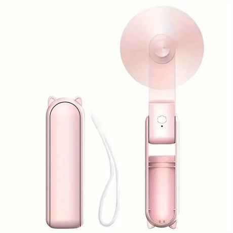 Mini hand fan Breezella | USB rechargeable | 3 speeds | Foldable & Powerbank function | 2000mAh battery