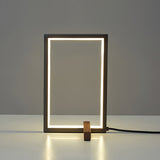 WoodGlow - Rustic Table Lamp