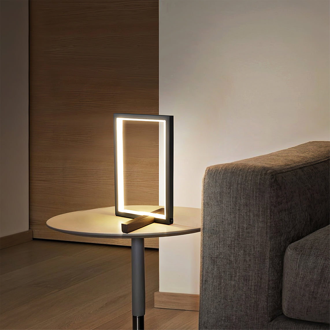 WoodGlow - Rustic Table Lamp
