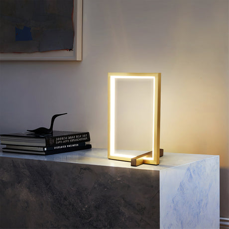 WoodGlow - Rustic Table Lamp