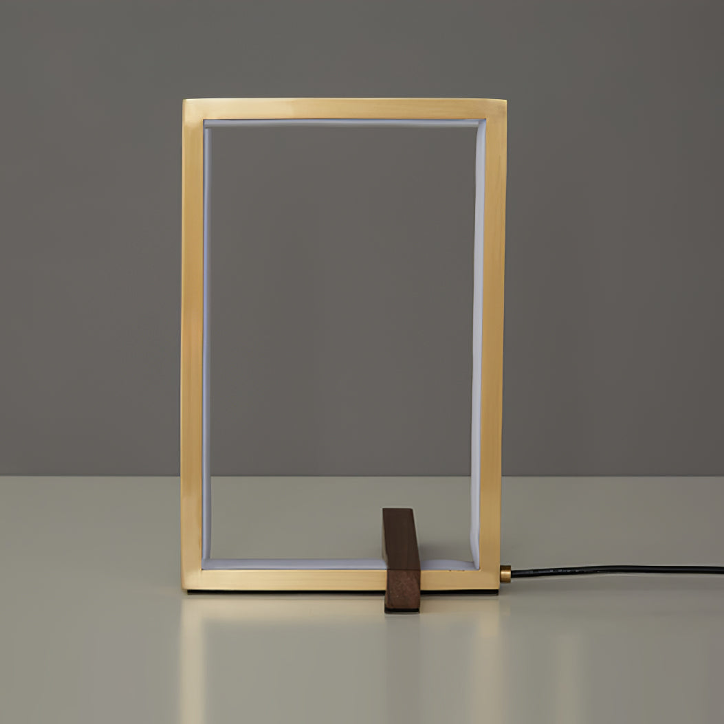 WoodGlow - Rustic Table Lamp