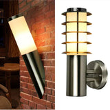 Weather-Resistant Stainless Steel Outdoor Wall Lights with LED