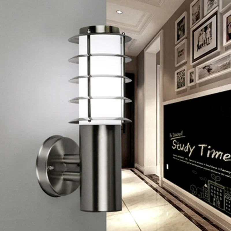 Weather-Resistant Stainless Steel Outdoor Wall Lights with LED