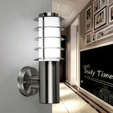 Weather-Resistant Stainless Steel Outdoor Wall Lights with LED