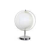 SpinAura – Elegant Chrome Desk Lamp