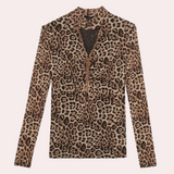 Women's Elegant Leopard Top