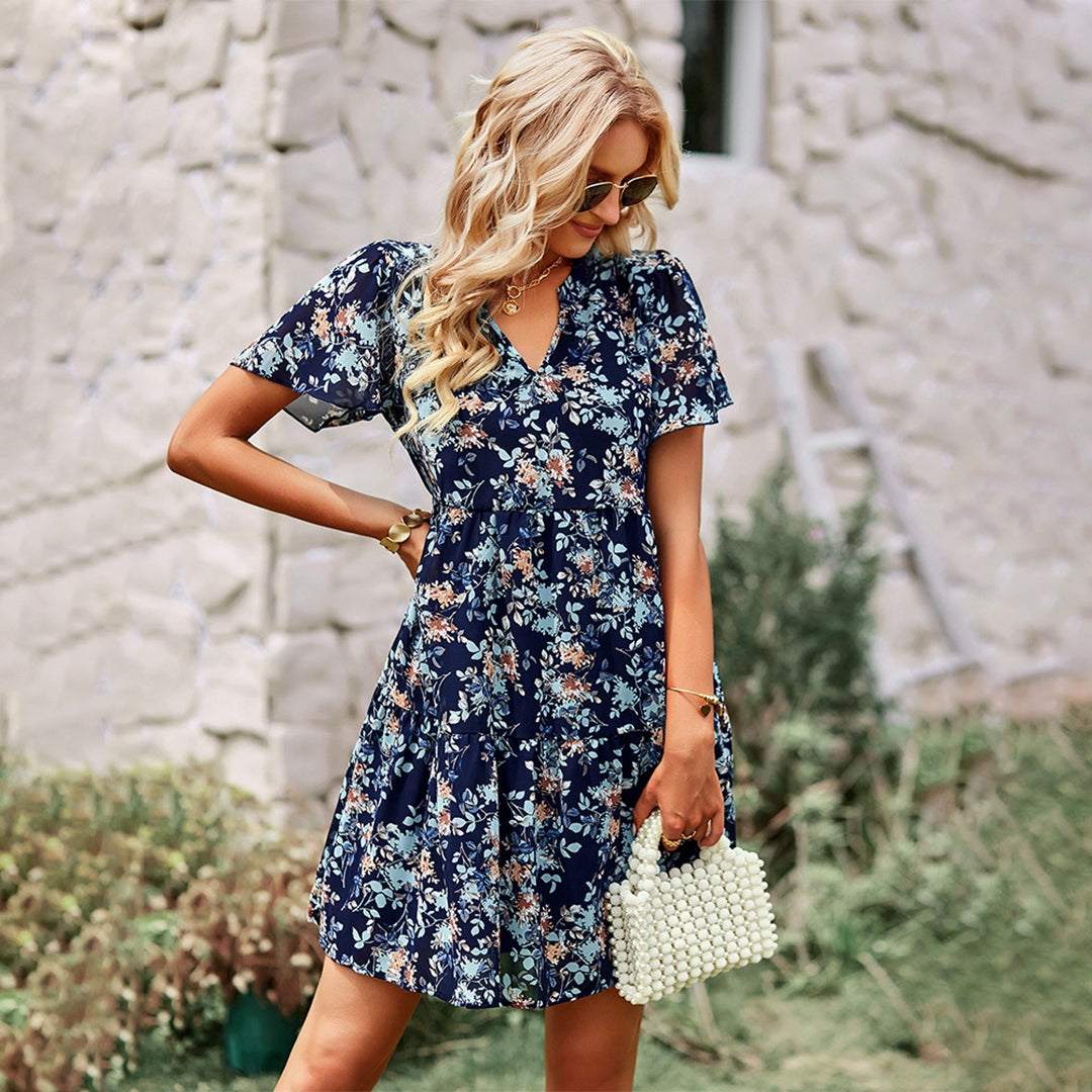 Women's Polyester Mini Summer Dress