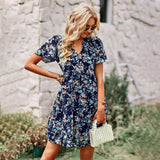 Women's Polyester Mini Summer Dress