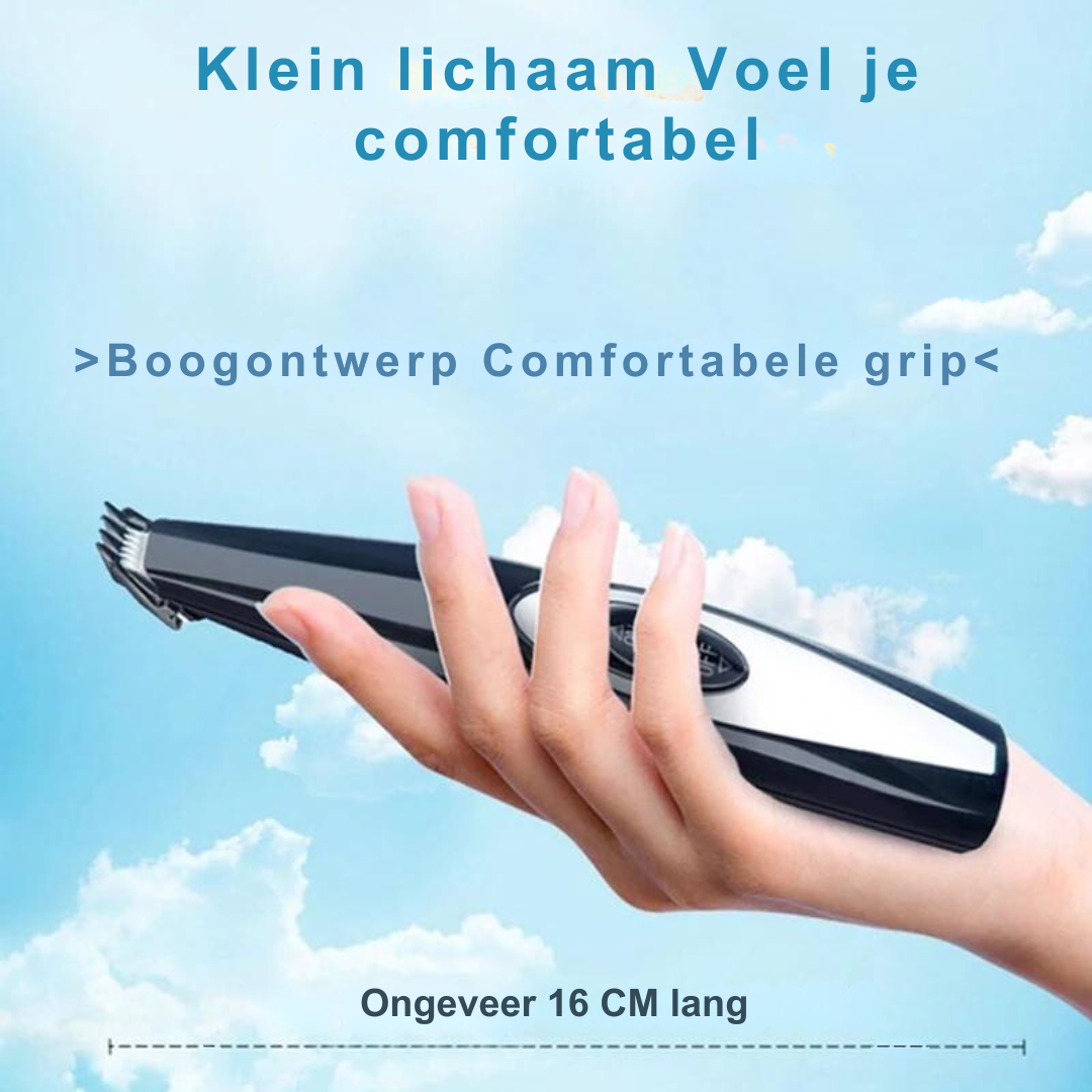Wireless Dog Grooming Clippers, Professional Pet Trimmer for Sensitive Areas, USB Rechargeable, Quiet Operation, Stainless Steel