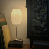 SteelAura – Elegant Table Lamp with Modern Appeal