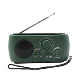 Portable Emergency Radio with AM/FM/NOAA, USB Charger, LED Flashlight, Water Resistant for Camping and Outdoor Use