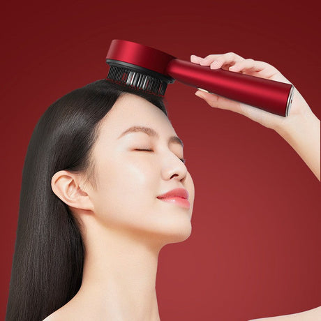 Scalp Massager Brush with Red Light Therapy for Hair Growth and Scalp Health - Ergonomic Design for All Hair Types