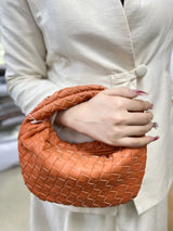 Women's Handbag Braided Design One Size Polyurethane