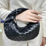 Women's Handbag Braided Design One Size Polyurethane