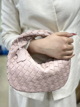 Women's Handbag Braided Design One Size Polyurethane