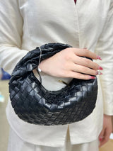Women's Handbag Braided Design One Size Polyurethane