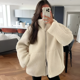 VelvetCuddle - Luxuriously Soft Teddy Fleece Coat for Cozy Days