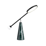 TriGlow – Geometric Table Lamp with Adjustable Swan Neck