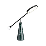 TriGlow – Geometric Table Lamp with Adjustable Swan Neck