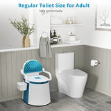 Adult and Elderly Portable Toilet for Home and Outdoor Use