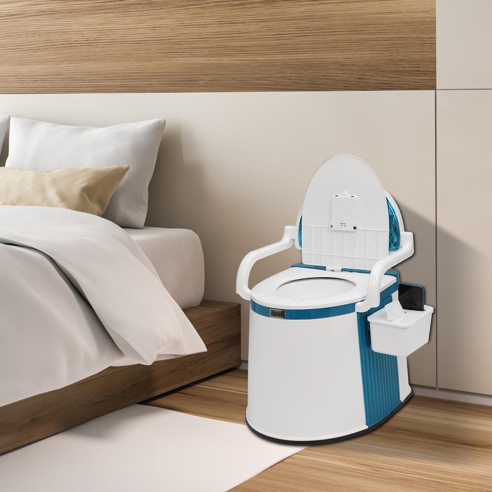 Adult and Elderly Portable Toilet for Home and Outdoor Use