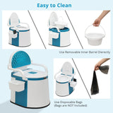 Adult and Elderly Portable Toilet for Home and Outdoor Use