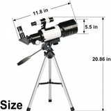 Professional 300/70mm Telescope with Tripod and Phone Mount
