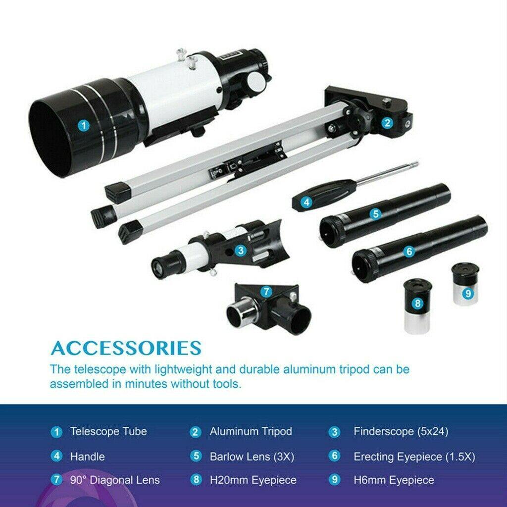 Professional 300/70mm Telescope with Tripod and Phone Mount