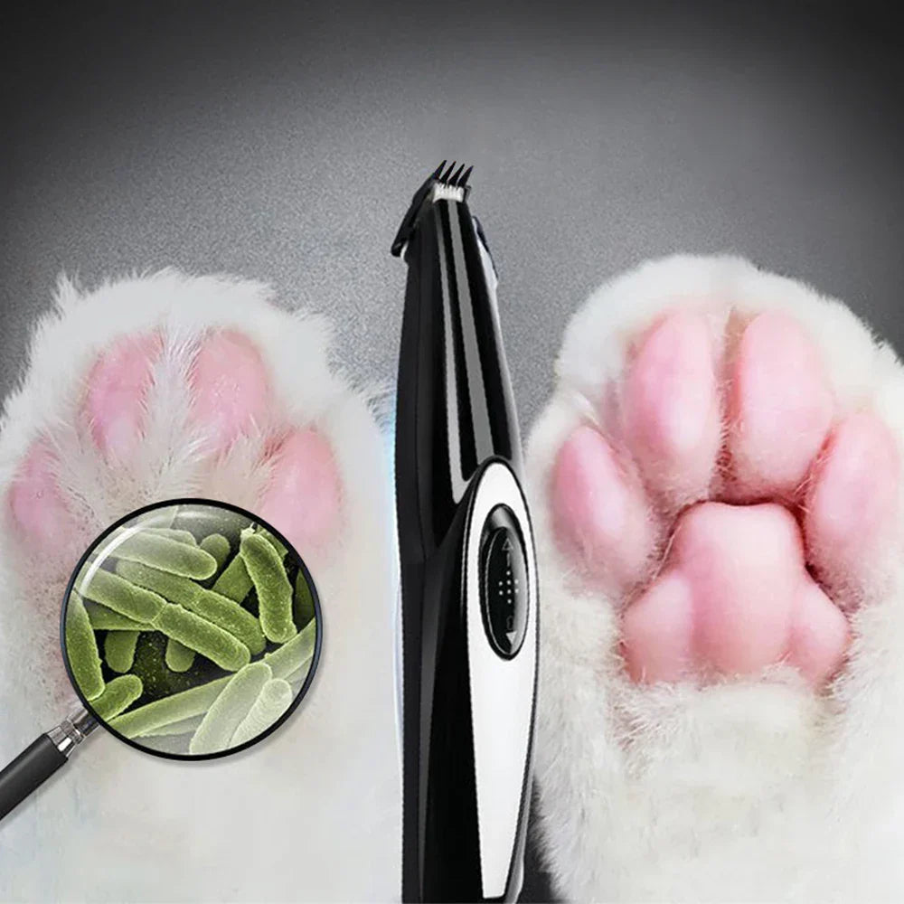 Wireless Dog Grooming Clippers, Professional Pet Trimmer for Sensitive Areas, USB Rechargeable, Quiet Operation, Stainless Steel