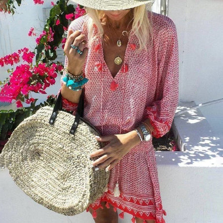 Women's Comfy Casual Polyster Summer Dress