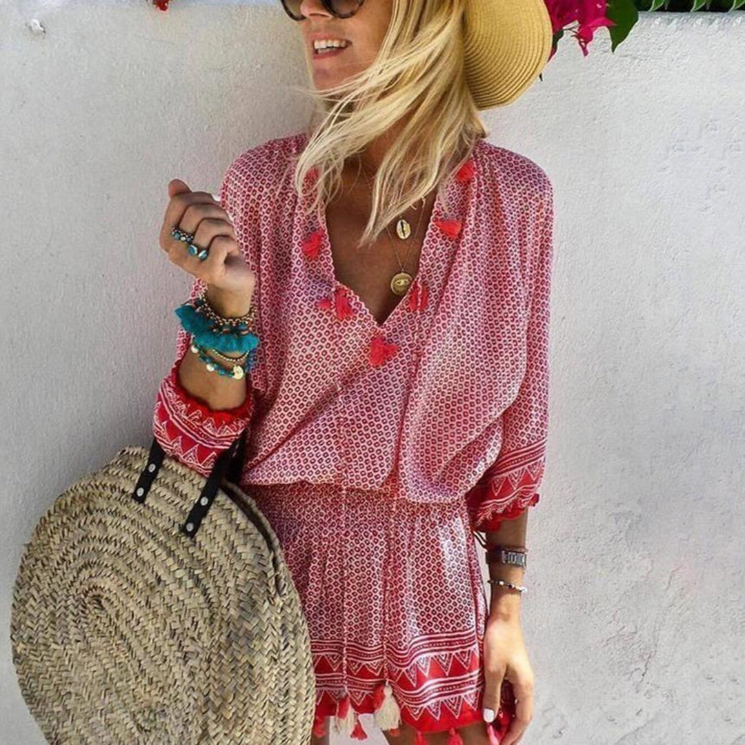 Women's Comfy Casual Polyster Summer Dress