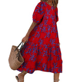 Women's Polyester Summer Midi Dress