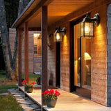 Vintage-Style Waterproof Outdoor Wall Lamp - Elegant Retro Exterior Lighting