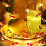 Watermelon String Lights - 20 LED Outdoor Party Lights for Summer Decor