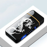 Rechargeable USB Plasma Lighter with Windproof Double Arch Flame – Stylish Metal Design for Indoor and Outdoor Use