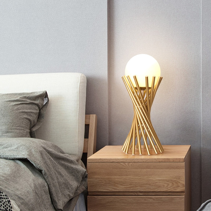 SphereBeam – Contemporary Table Lamp for Chic Ambiance