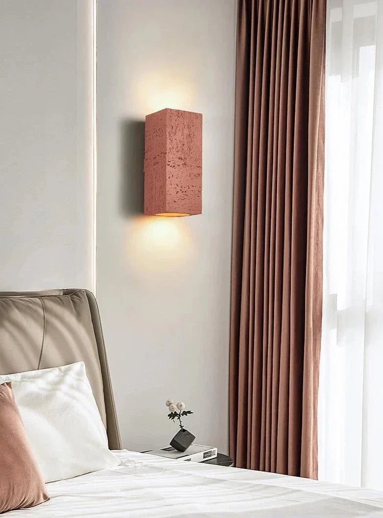 ZenStone – Wabi-Sabi Cement Wall Lamp
