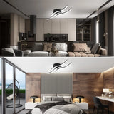 TideForm – Elegant Triple-Wave LED Lamp