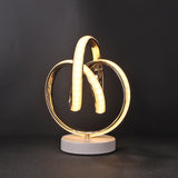 SpiralGlow – Sleek LED Table Lamp with Cozy Warm Light