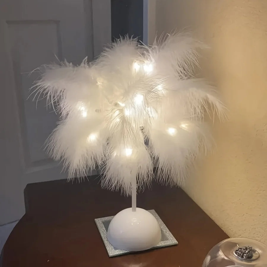 VelvetWings – Artistic Feather Lamp