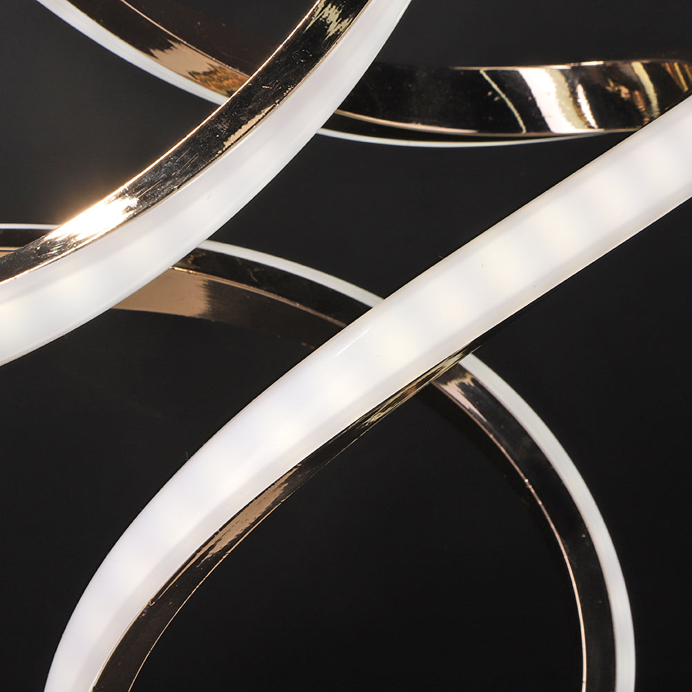 SpiralGlow – Sleek LED Table Lamp with Cozy Warm Light