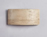StoneBeam – Minimalist Wall Lamp in Travertine