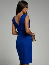Women's Summer Dress, Elegant V-Neck Spaghetti Strap Mini Dress