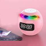 Multifunctional Bluetooth Alarm Clock Speaker with LED Display and Colorful Night Light – 2200mAh Battery
